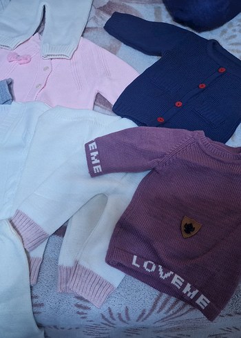 Bebek yünlü giysiler - Görsel 4