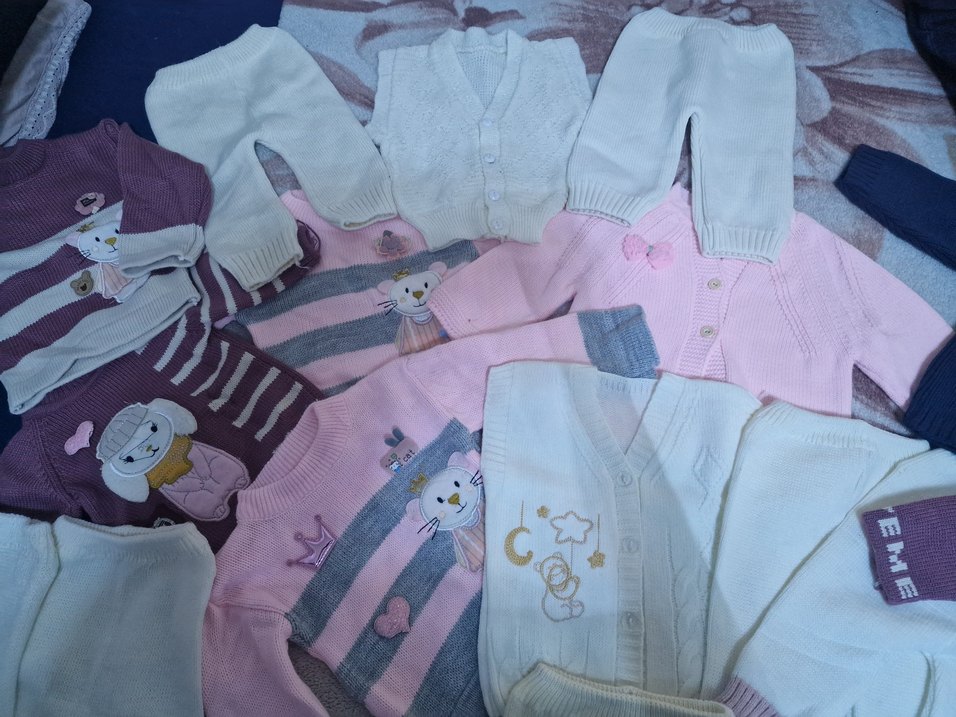 Bebek yünlü giysiler - Görsel 3