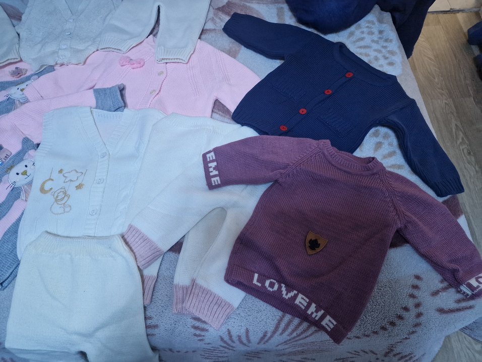 Bebek yünlü giysiler - Görsel 4