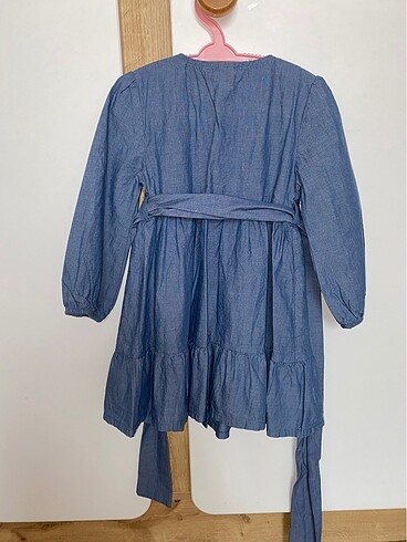 24-36 Ay Beden mavi Renk Kız çocuk elbise