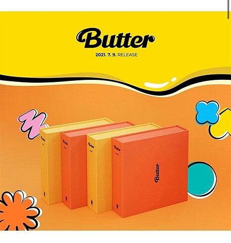  BTS PEACH ver. BUTTER ALBUM (ön siparişe özel fotokart hediyeler