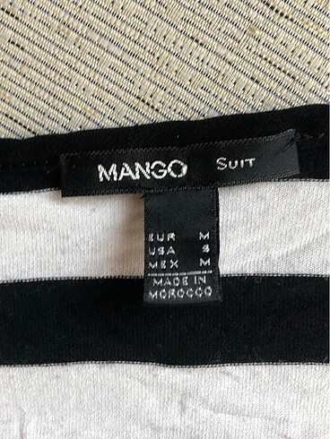 Mango Çizgili Bluz