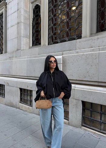 Süet Bomber Ceket  - Görsel 7