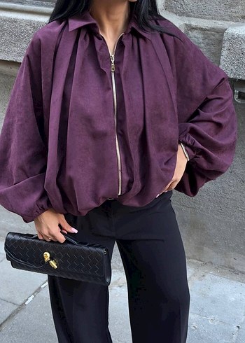 Süet Bomber Ceket  - Görsel 2