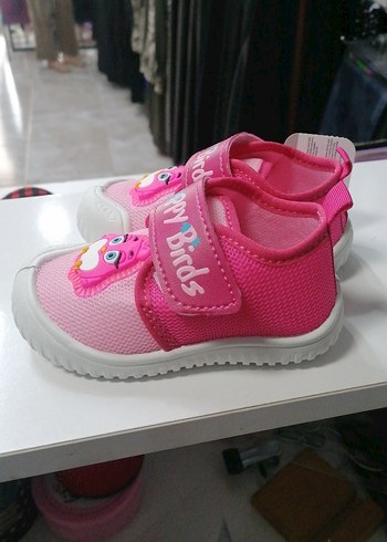 Kız Çocuk Pembe Baskılı Spor Ayakkabı - Görsel 3