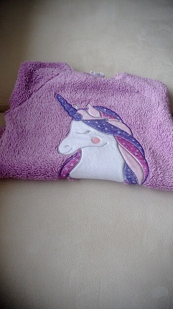 Unicorn figürlü kalın kışlık swet  - Görsel 2