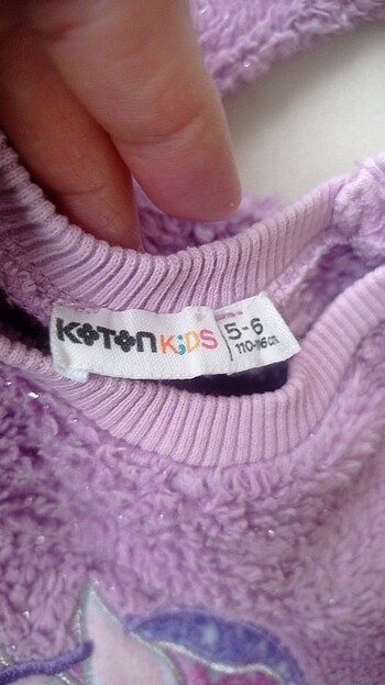 Unicorn figürlü kalın kışlık swet  - Görsel 3