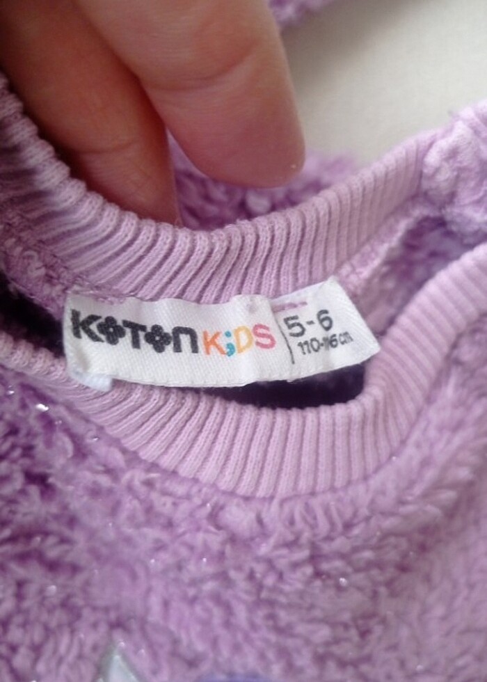 Unicorn figürlü kalın kışlık swet  - Görsel 3