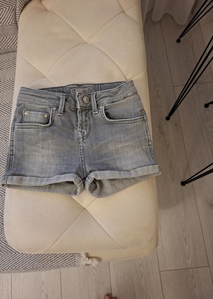 Kız çocuk jean şort LTB - Görsel 2