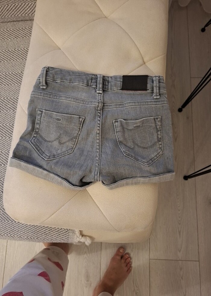 Kız çocuk jean şort LTB - Görsel 3