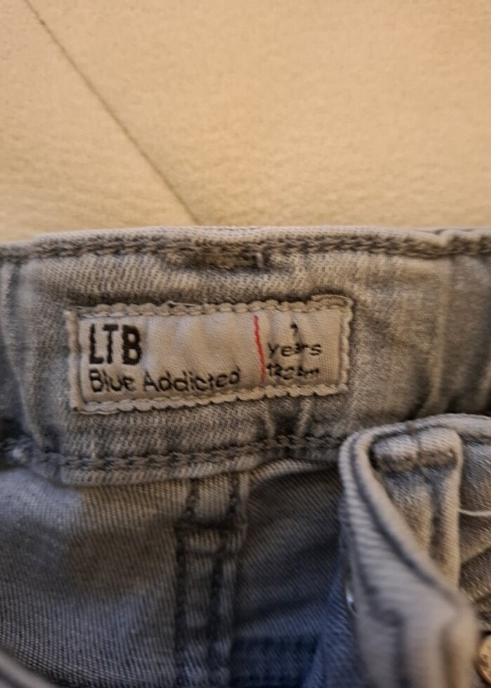 Kız çocuk jean şort LTB - Görsel 5