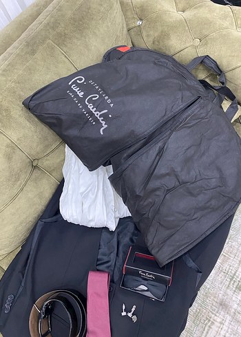 Erkek Siyah Düğmeli Uzun Kollu Takım Elbise - Görsel 9