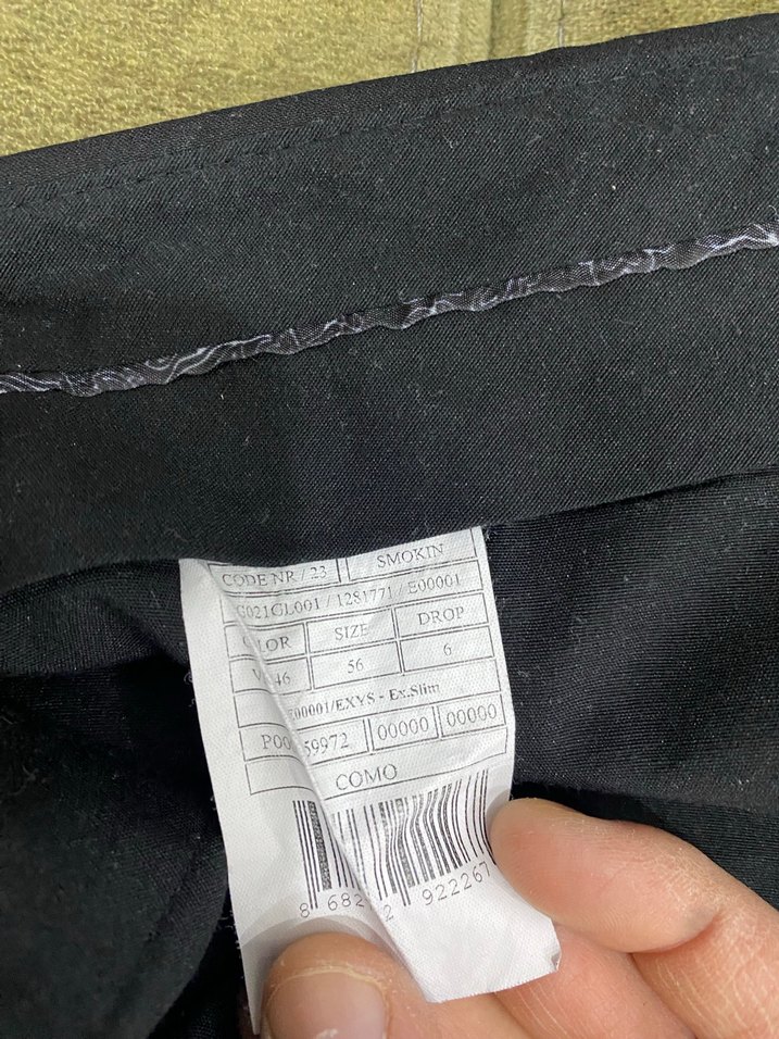 Erkek Siyah Düğmeli Uzun Kollu Takım Elbise - Görsel 5