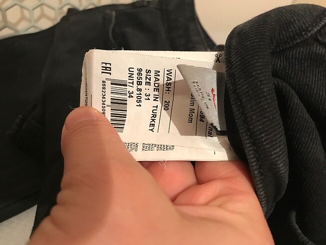 31 Beden siyah Renk Kadın pantolon