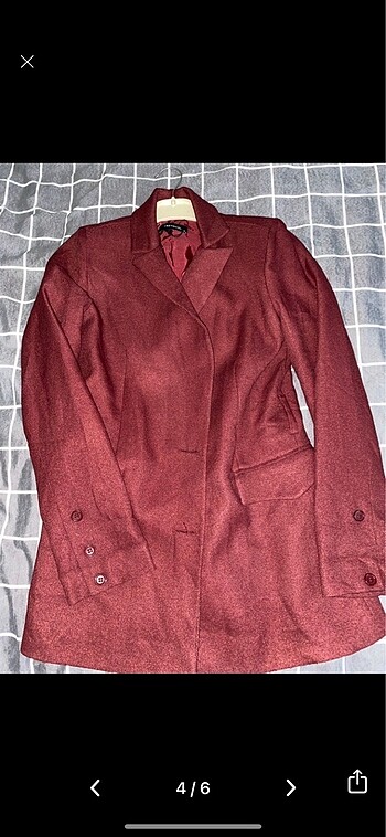 34 Beden bordo Renk Bordo blazer ceket