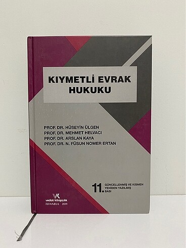 Kıymetli Evrak Hukuku