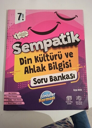 Din kültürü ahlak bilgisi test kitabı