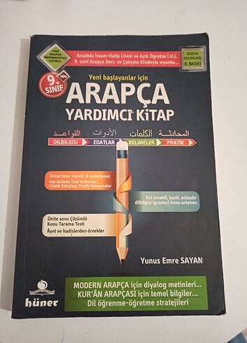 Arapça yardımcı kitap 9. Sınıf