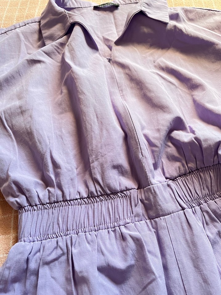 Mor Keten Kadın Tulum - Görsel 2