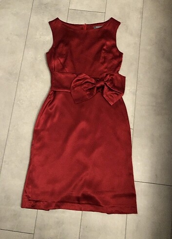 36 Beden kırmızı Renk Karma marka elbise 