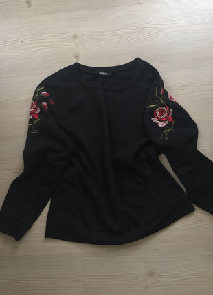Bakış detaylı sweatshirt