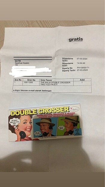 The Balm Double crosser yüz paletı
