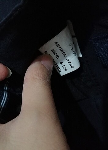 8 Yaş Beden Lacivert pantolon