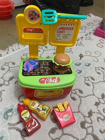 Hamburgerci oyuncak set