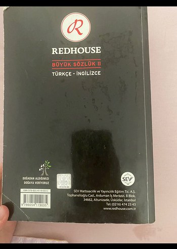 Redhouse Büyük Sözlük II Türkçe-İngilizce - Görsel 3