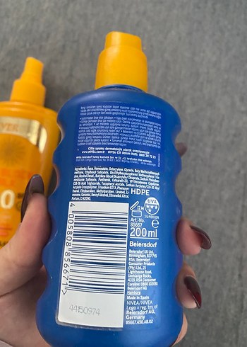 Nivea Çocuk Nemlendirici Güneş Spreyi SPF 50+ - Görsel 2