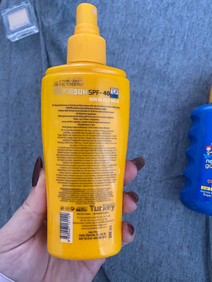 Silversun SPF 40 Güneş Koruyucu Süt 200 ml - Görsel 2