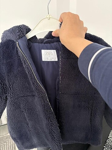 Zara peluş mont