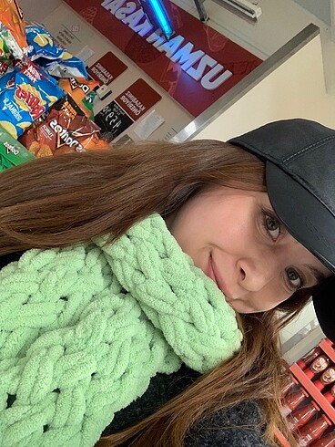 Puf puf örme şal