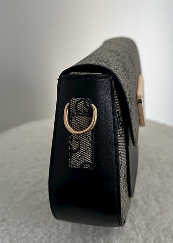 Siyah Gri Baskılı Kadın Çanta - Görsel 4