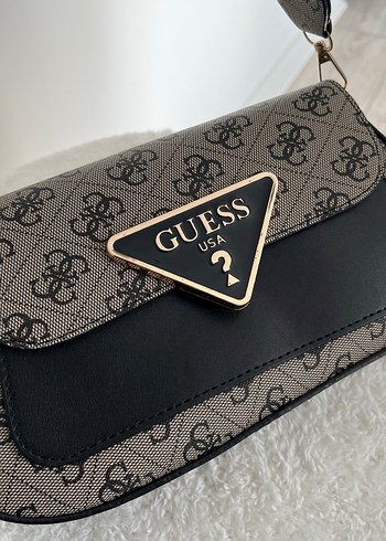 Siyah Gri Baskılı Kadın Çanta - Görsel 10