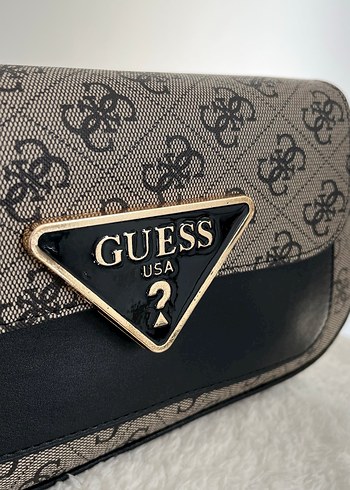 Siyah Gri Baskılı Kadın Çanta - Görsel 3