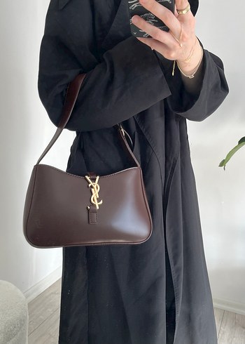 Kahverengi Deri Kadın Çanta - Görsel 5