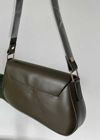 Kahverengi Deri Kadın Çanta - Görsel 7