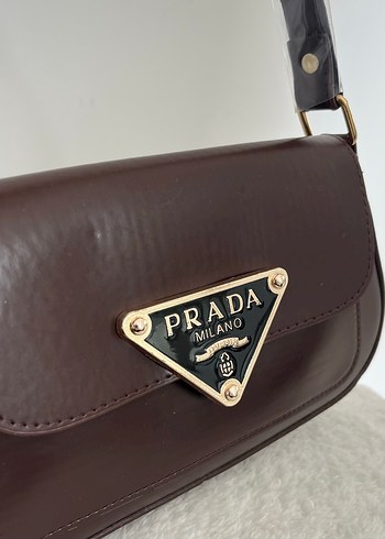 Kahverengi Deri  Omuz Çantası - Görsel 6