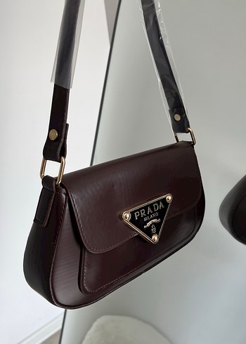 Kahverengi Deri  Omuz Çantası - Görsel 5