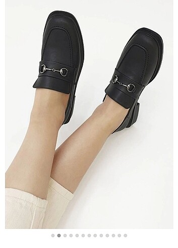 Marjin siyah Oxford /loafer 