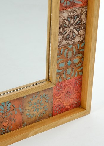 Renkli Desenli Çerçeveli Ayna - Görsel 4