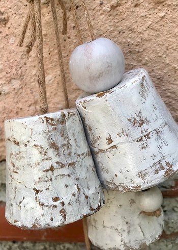 5li Beyaz Çan Ev Dekoru - Görsel 2