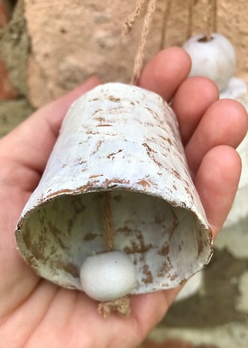 5li Beyaz Çan Ev Dekoru - Görsel 4