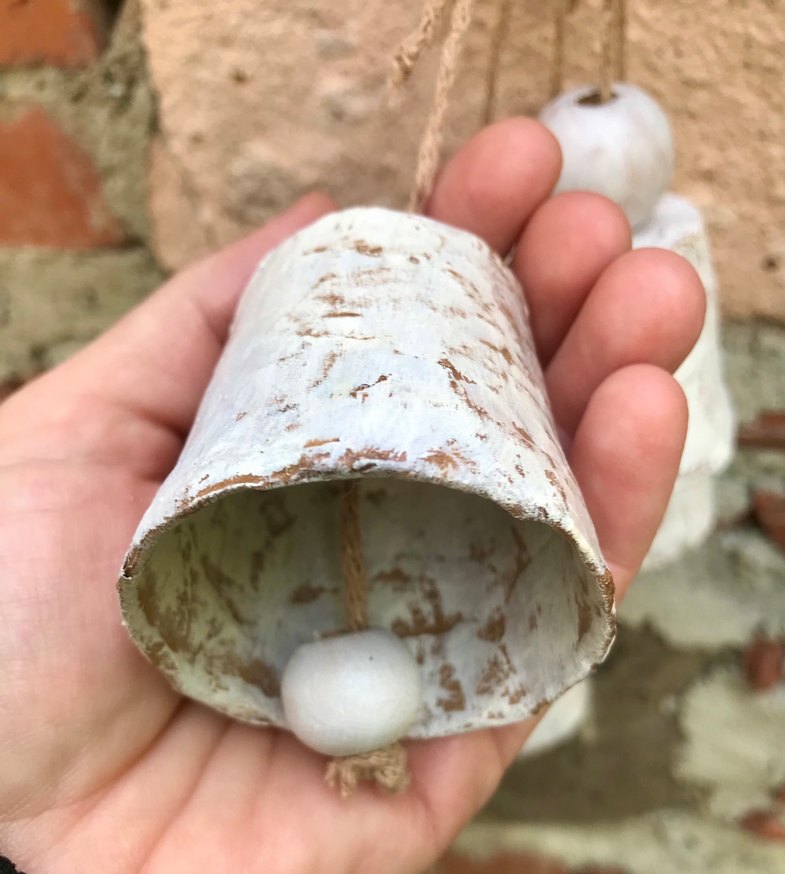 5li Beyaz  Çan Ev Dekoru - Görsel 4