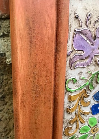 Çiçek Desenli Pastel Renkli Tablo - Görsel 5