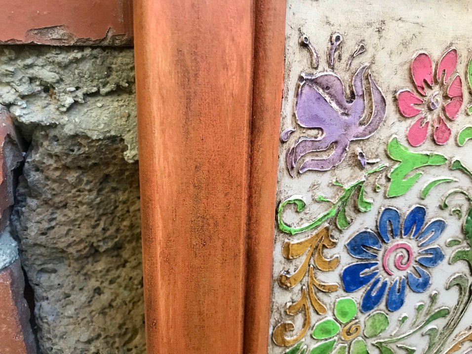 Çiçek Desenli Pastel Renkli Tablo - Görsel 5