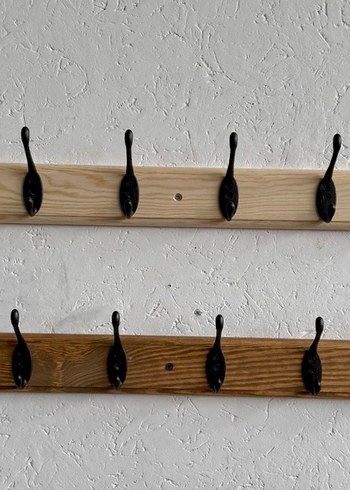 Koyu Kahverengi Ahşap Duvar Askısı - Görsel 4