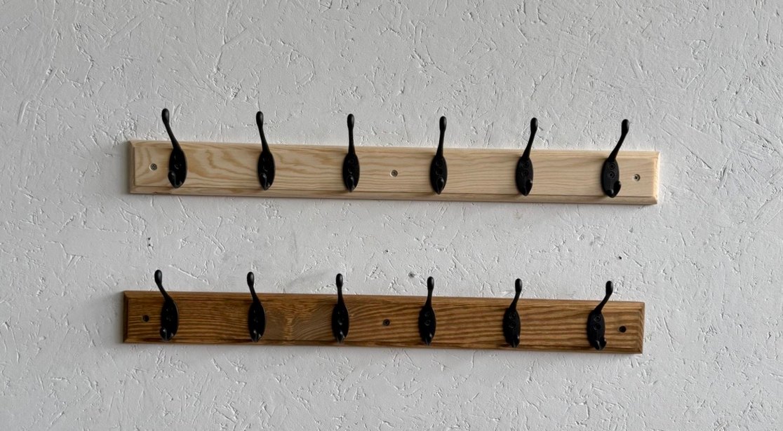 Koyu Kahverengi Ahşap Duvar Askısı - Görsel 4