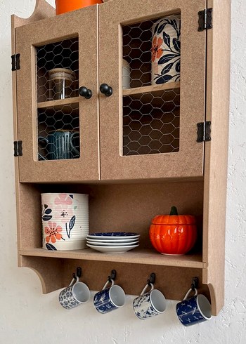 Ham mdf terek tel dolap - Görsel 4